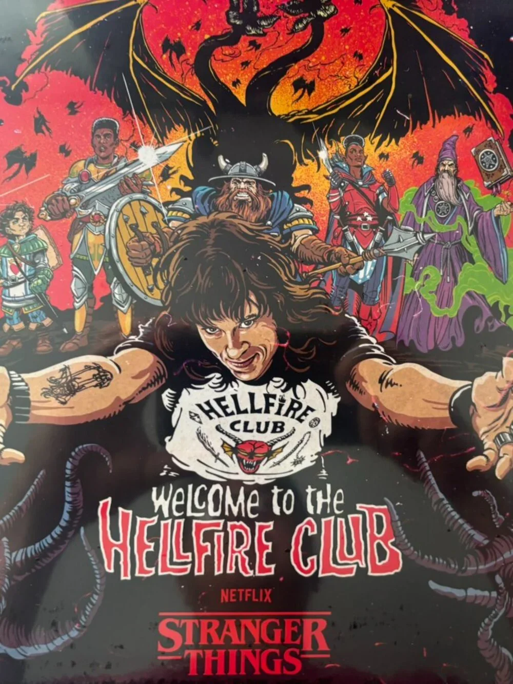 NEW Dungeons & Dragons Stranger Things: Welcome to the Hellfire Club Board Game